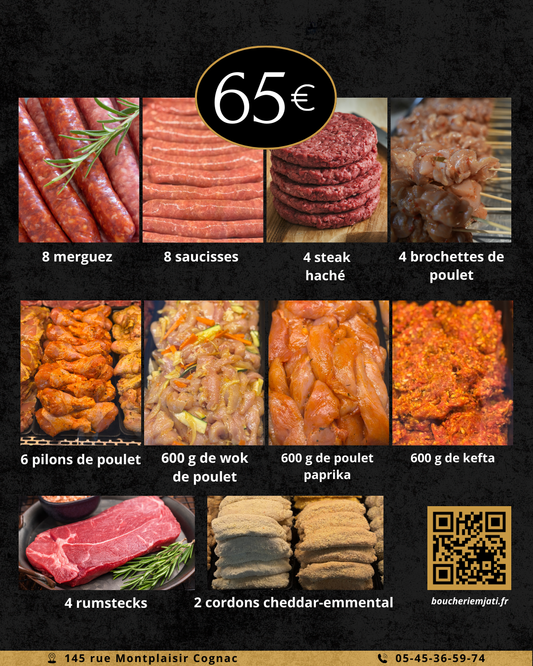 Colis de viande Mars Boucherie M'Jati